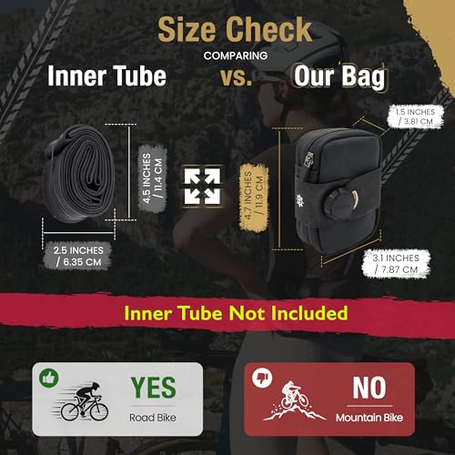 Falcon Magnetic Saddle Bag - Black - Extra Small