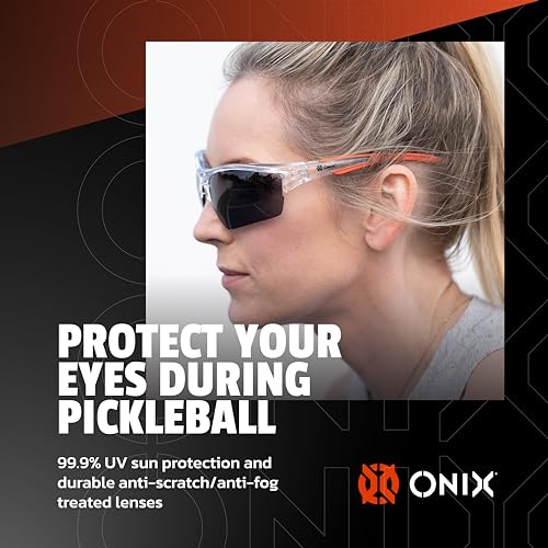 ONIX Pickleball Falcon Eyewear Sun Protection Non-Slip Nose Piece