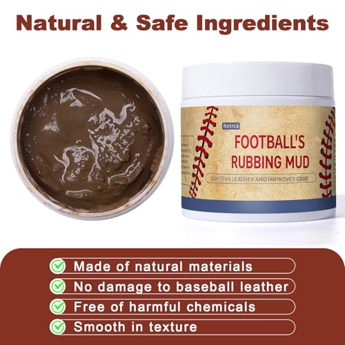 Football Mud for Enhanced Grip and Darkening Leather