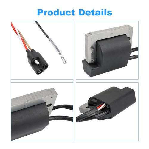 JDMON Ignition Coil Compatible with Club Car DS Golf Cart 341cc 1984 1985 1986 1987 1988 1989 Replacement for 1012520 11095