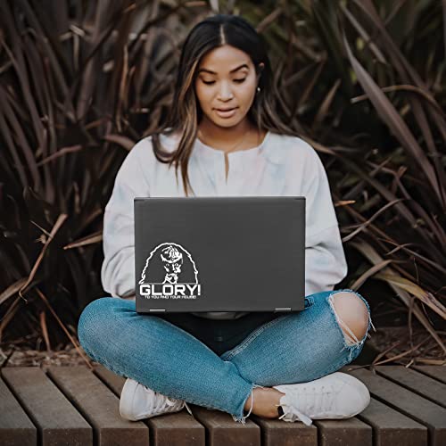Gowron Glory Quote Vinyl Decal - 5.5" x 5" for Car & Laptop