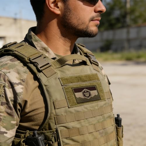 2Pcs Utah Patches - Hook and Loop Fasteners for Tactical Gear