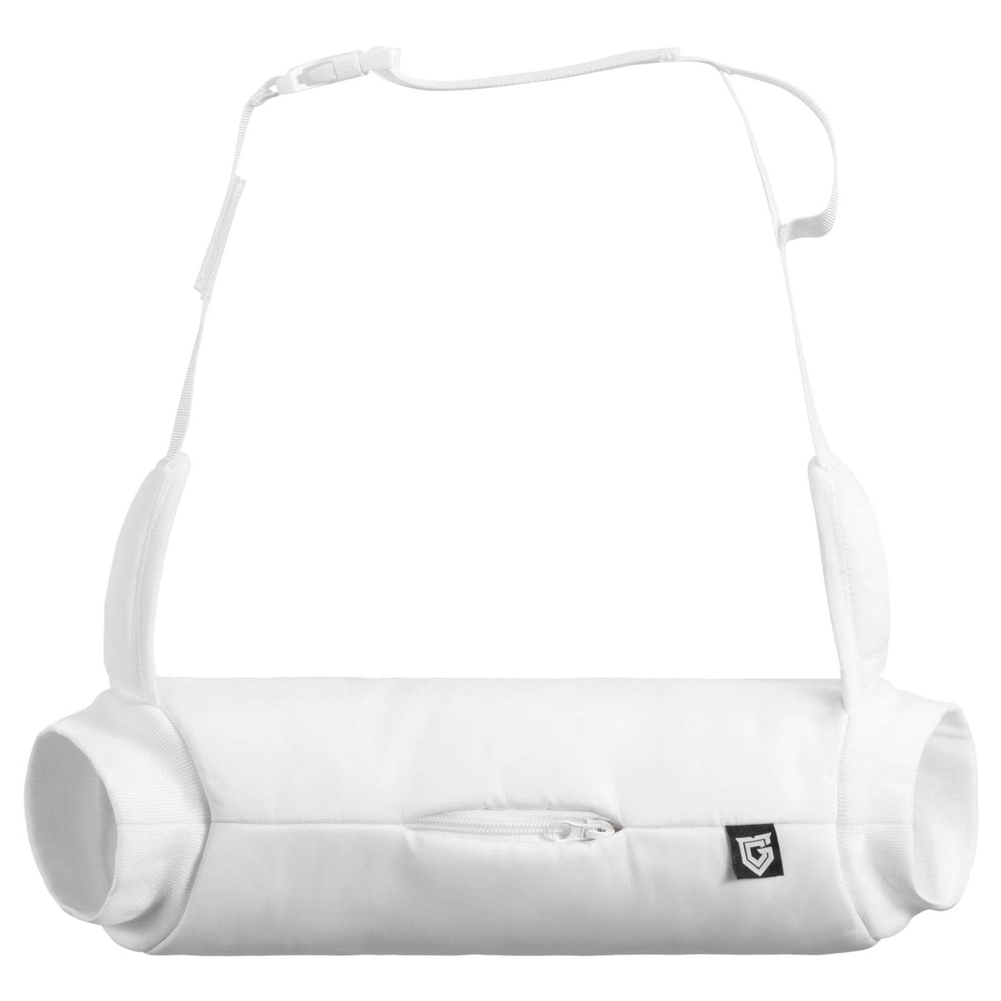 Gridiron Gladiator Football Handwarmer Pouch for Adults - Tactical Hand Muff Warmer - Warming Pouch for Cold Weather - White