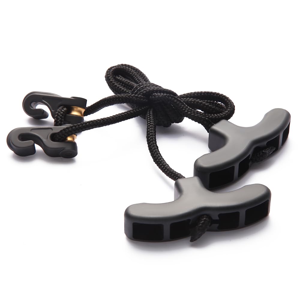 AHOSOUTLY Crossbow Pull Cord Crossbow Cocking Rope Device Double Handle Crossbow String Puller Cocker Aid Cocking String Tool