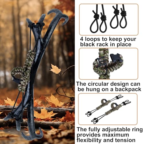 Deer Call Silencer Rattling Antlers Carry Harness - Army Green