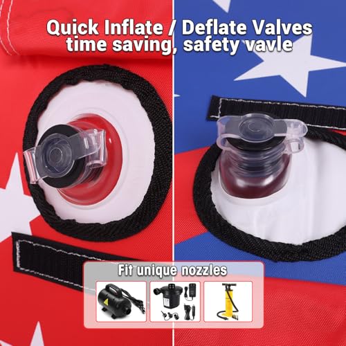 Towable Tube for Boating - 2-3 Person, Extra Large Capacity