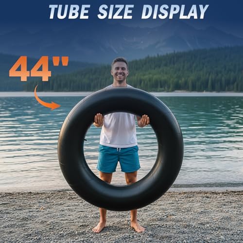 44-Inch Inflatable River Tube for Floating - 2 Pack