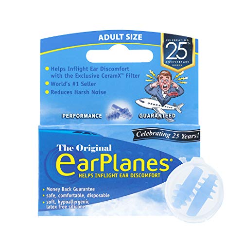 EarPlanes Ear Plugs 1 Pair (Pack of 4)