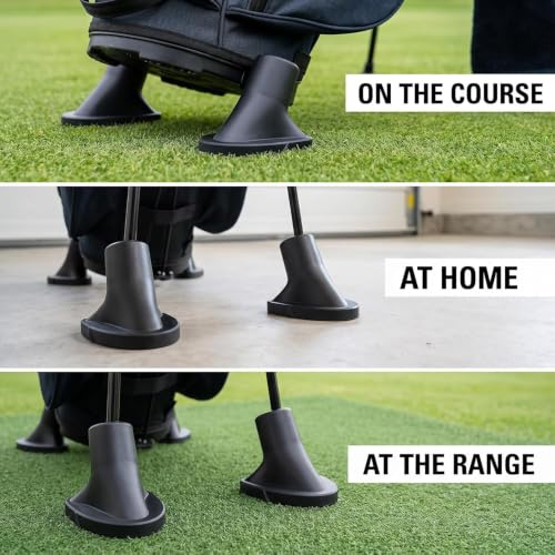 Golf Bag Stand Feet Replacement - 2 Pcs Rubber Feet for Stability