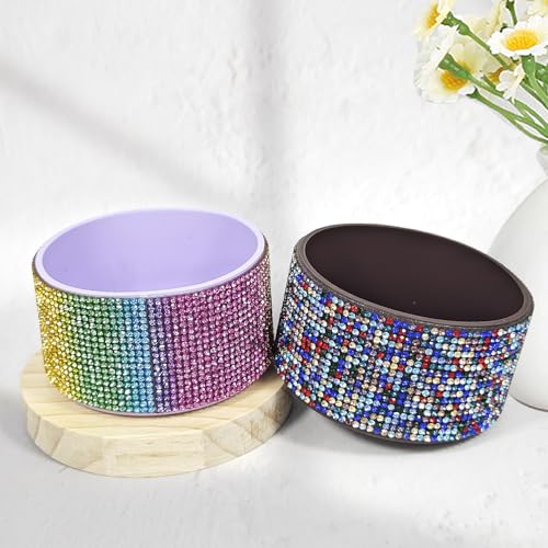 Diamond Glitter Silicone Boot for Stanley Cup 20-30oz - Rose Red