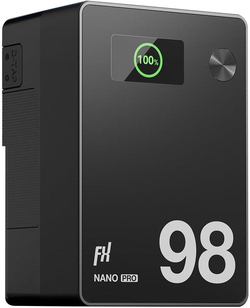 FXLION V Mount Battery Nano Pro - 98Wh/6800mAh with PD 100W Fast Charging | 3 USB-C, 2 D-Tap, 1 USB-A Ports for Cameras & Drones