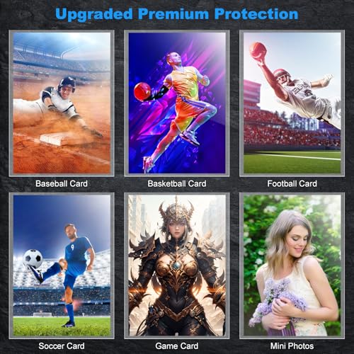 200 Pcs Clear Trading Card Sleeves - 66 x 91mm Penny Card Protectors