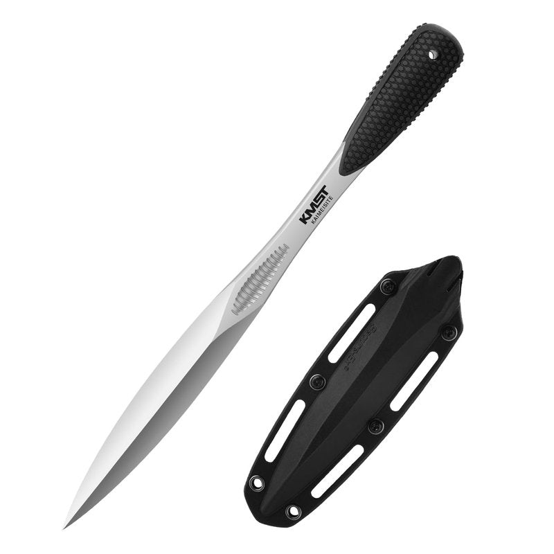 kaimeisite Bayonet Knife with Sheath: Fixed Blade Tactical Bayonet Knives for Survival Hunting Camping - 3.9" Japanese Aus-8 Steel Blade