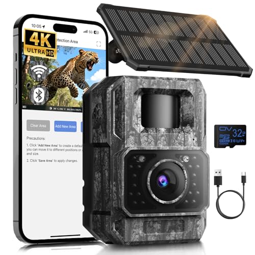 4K 64MP WiFi Bluetooth Night Vision Game Camera - Greige