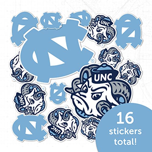 North Carolina Tar Heels Sticker Decal 8.5x11 Inch Vinyl NCAA Fan Accessory
