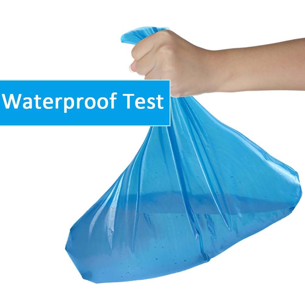 Disposable Shoe Covers Blue Rain Shoes and Boots Cover Plastic Long Shoe Cover Clear Waterproof Anti-Slip Overshoe for Women Men Water Boots Cover Rainy Day Use Cover (20 Pack(10 Pairs))