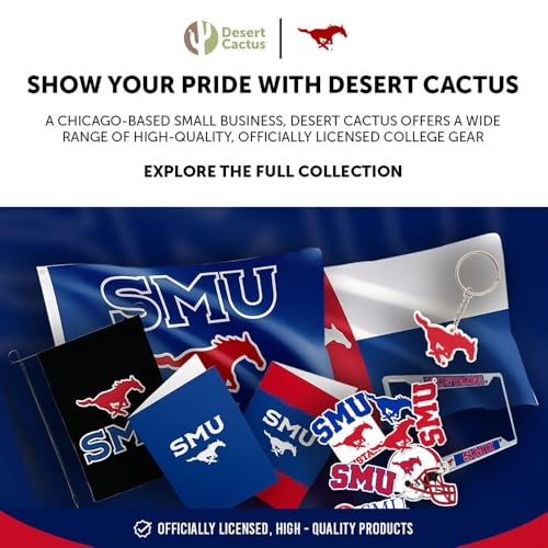 Men's SMU Mustangs Necktie - Officially Licensed Southern Methodist University Tie