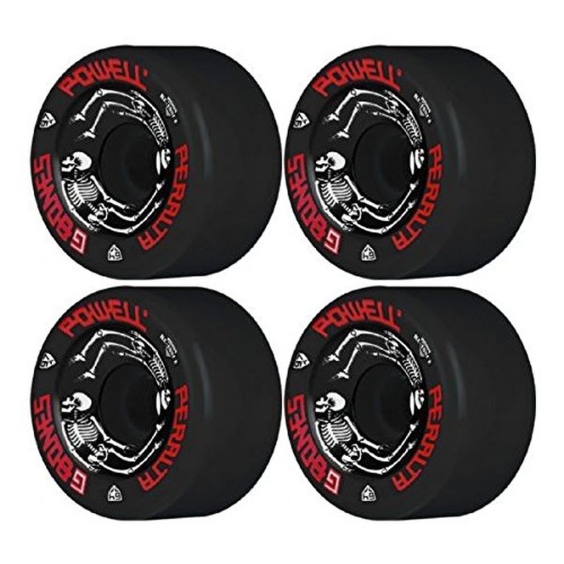 Powell Peralta G-Bones II Black Skateboard Wheels - 64mm 97a (Set of 4)
