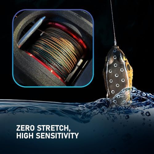Reaction Tackle Braided Fishing Line - Pro Grade Power for Saltwater & Freshwater - High Visibility Colored Braid