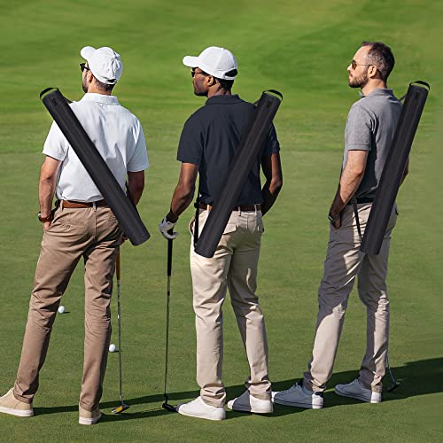 Insulated Beer Cooler Sleeve for Golf Bag - 7-Can Capacity, Black