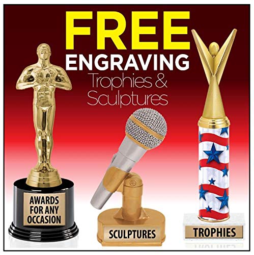 Personalized Gold Cup Trophy with Engraving - 7.25" Achievement Award