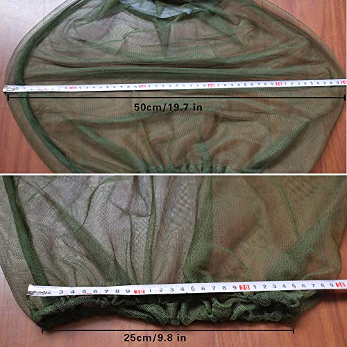 5 Pack Mosquito Head Nets - Lightweight Bug Protection for Outdoor Activities
