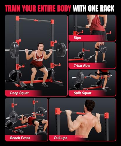 Adjustable Smith Machine & Squat Rack Combo - Basic Squat Rack