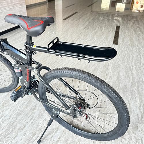 Adjustable Bicycle Rear Rack for Seatpost Mount - Aluminum Bike Cargo Carrier