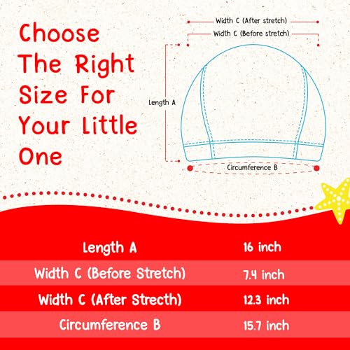 Kids Swim Cap - Soft Stretch Spandex Quick-Dry Fabric - Yellow Transportation