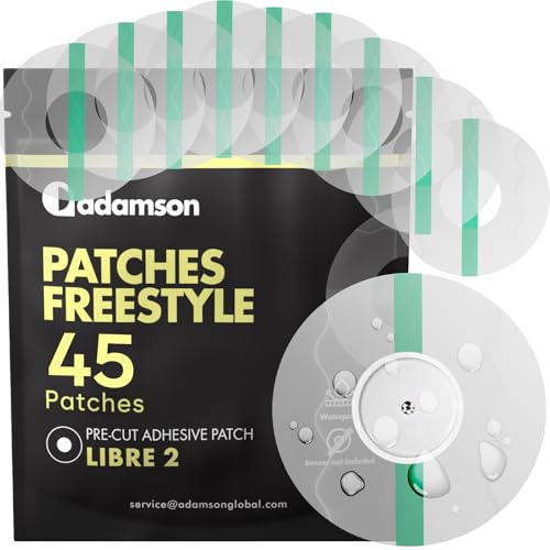 Freestyle Libre 2 Waterproof Sensor Covers – 45 Patches, Easy to Apply