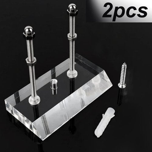 BUIYLV Skateboard Hanger 2 PCS Wall Mount Deck Rack for Skateboards Deck Display and Storage