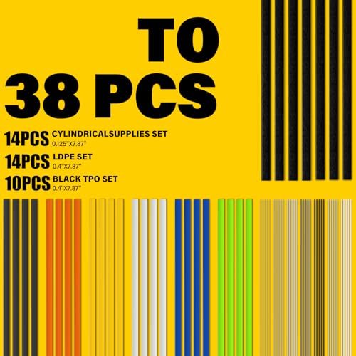 Allturn Plastic Welder, 2 in 1 Plastic Welding Kit, Hot Staples Weld Gun, Car Bumper Repair Kit for Most Plastics, Patent Number D970324(Red)