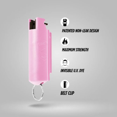 Guard Dog Security Pepper Spray - Maximum Strength 1.44 MC | 16-Foot Range, Keychain & Belt Clip for Easy Carry