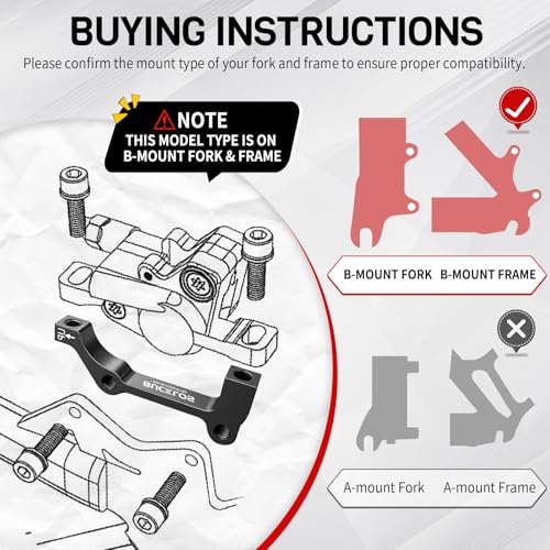 180mm Disc Brake Caliper Mount Adapter - Black / IS Rear