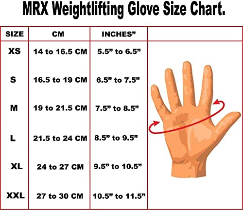 MRX Olive Green Large Weightlifting Gloves Men Wrist Support Gym Gloves
