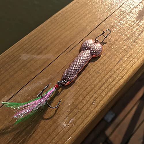 Fishing Jigs Spoon Lures - 36g Metal Crank Bait for Bass & Trout