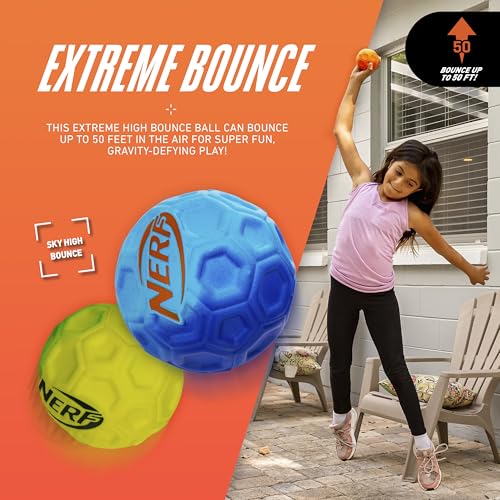 Extreme High Bounce Ball - Durable Multicolor Toy for Kids