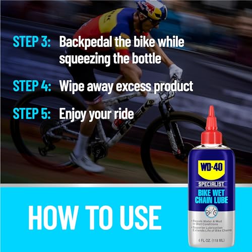 High-Performance Wet Chain Lube for Bikes - 4 Oz