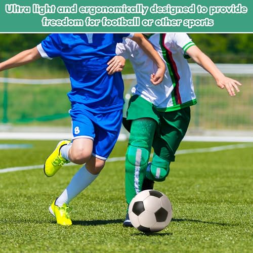 HooLing 8 Pcs Youth Football Knee Pads Ultra Light Skill Support