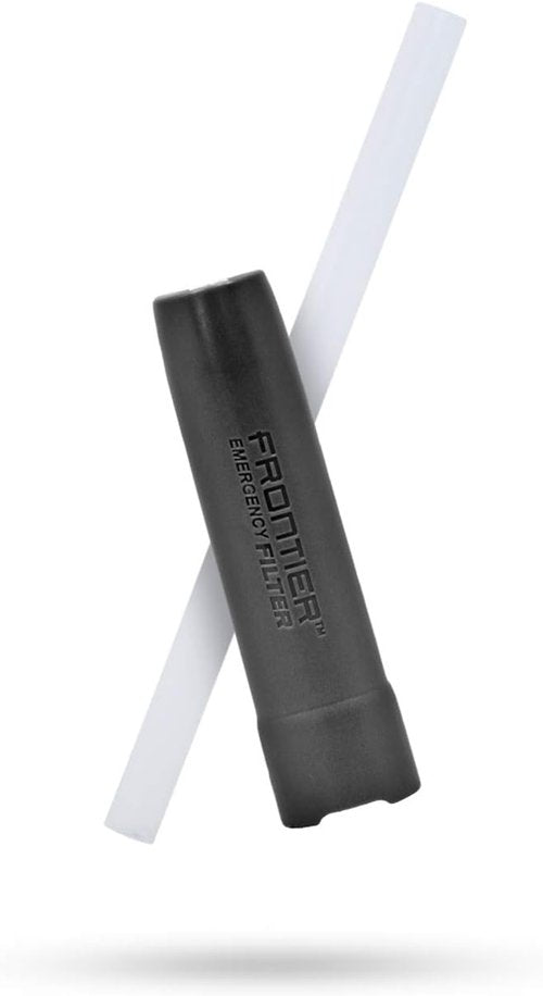Aquamira Frontier Emergency Water Filtration Straw - Compact & Portable Water Purification Solution
