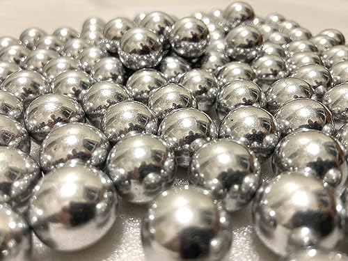 .50 Caliber Aluminum Paintballs - 100 Count, 2.8g Balls for Training & Self Defense