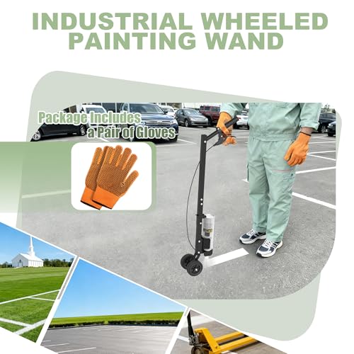 35-Inch Industrial Line Marking Paint Wand for Sports Fields & Parking Lots