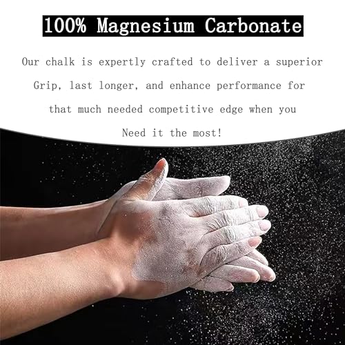 Gym Chalk Balls - 2 Pack (3oz Each) for Weightlifting & Climbing