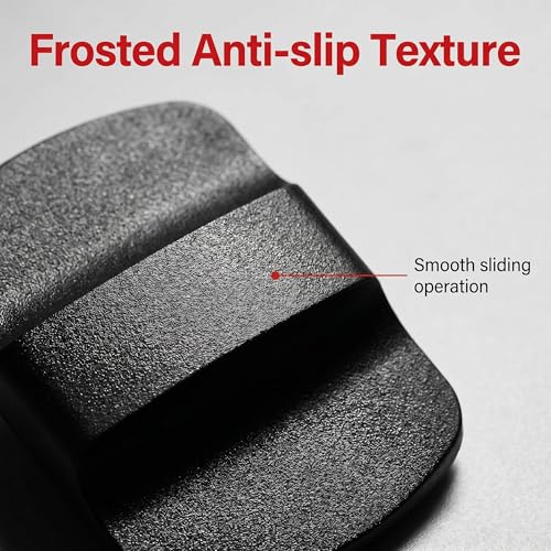 Magnetic Slider Replacement for Drink Lids - 2 Pack Black