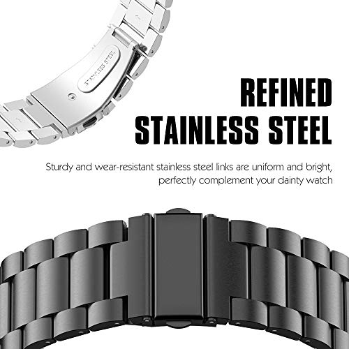 Stainless Steel Watch Band for Garmin Epix gen 2 Fenix 9 Pro 47mm - Black