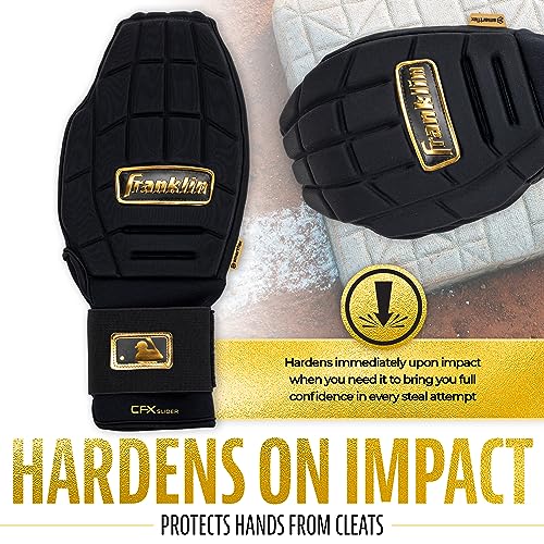 Baseball & Softball Sliding Mitt - CFX PRT Adult - Black/Gold