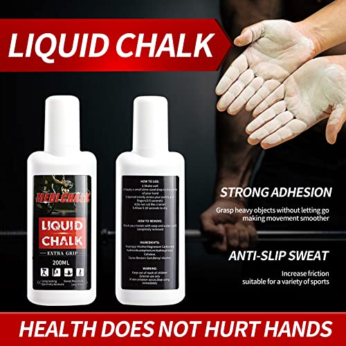 Liquid Chalk - 50ML Sports Grip Chalk for Weightlifting & Climbing