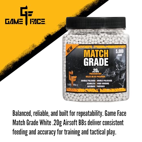 6mm Match Grade Airsoft BBs - 5,000 Count - One Size