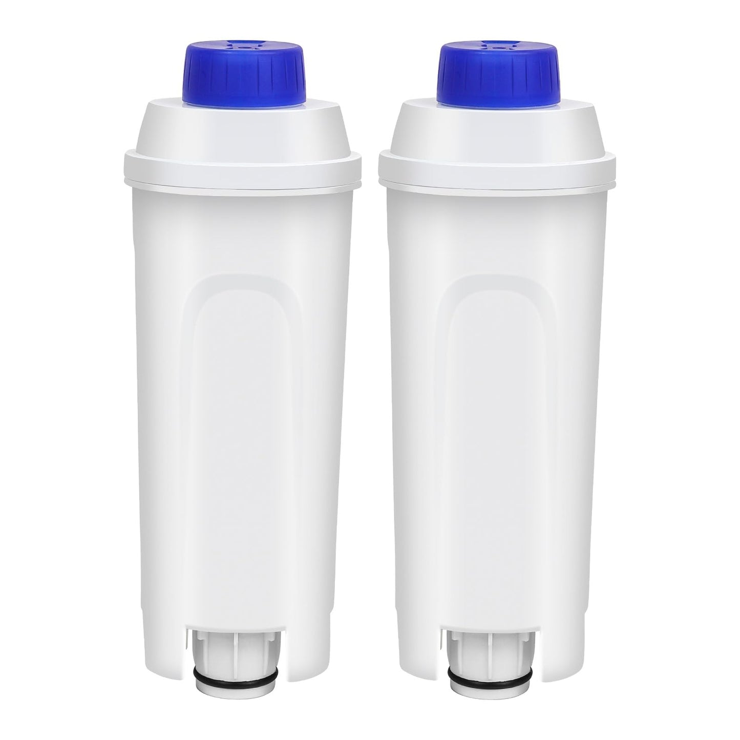 2 Packs DLSC002 Coffee Machine Filters Replacement for DeLonghi Coffee Machines, Water Filter Cartridges Activated Carbon Softener, Compatible with ECAM, ESAM, ETAM, BCO, EC
