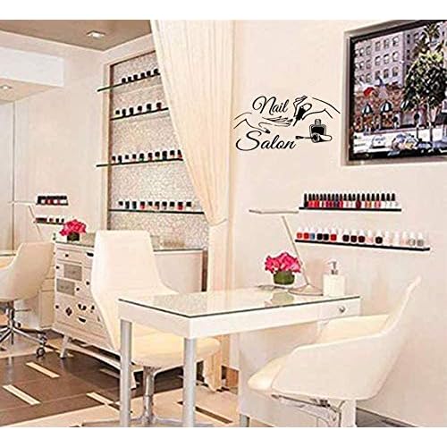Nail Salon Wall Sticker Removeable Quote Vinyl Wall Art Decals